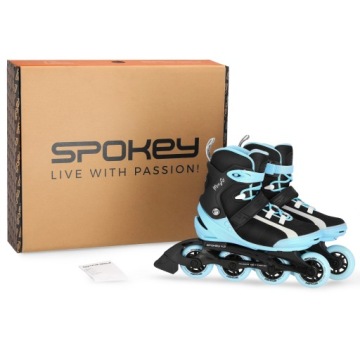 Роликовые коньки Spokey MrsFIT ABEC-7 Carbon женские, размер 36