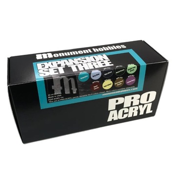 Pro Acryl Expansion Set Three 2.0, Monument Hobbies, 9x22 ml