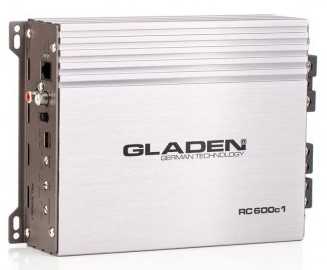 Gladen RC 600c1 - MAŁY Wzmacniacz SAMOCHODOWY 1 Kanałowy MONO 360/560W RMS