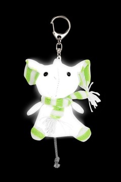 РЮКЗАК СО СВЕТООБРАЗНЫМ СВЕТОДИОДОМ-МАСКОТОМ, СУМКА-КУЛОН, СВЕТООТРАЖАЮЩИЙ БРЕЛОК СЛОН СЛОН