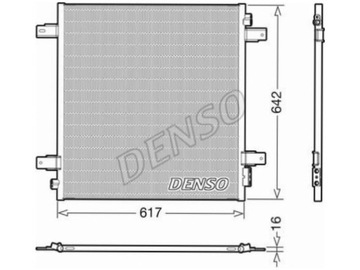 DENSO DCN46027 KONDENZÁTOR KLIMATIZACE