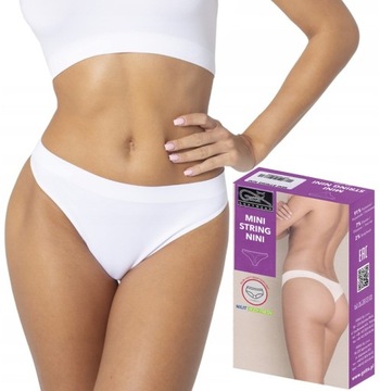 GATTA MINI STRINGI NINI BEZSZWOWE BIAŁE M