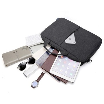 СУМКА ДЛЯ НОУТБУКА 15,6-ДЮЙМОВАЯ БИЗНЕС-ЧЕРНАЯ ВМЕСТИМАЯ ЛЕГКАЯ СУМКА НА НАРЕМЕННО