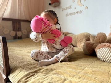 Тряпичная кукла Доротка для девочек с голосовым модулем 27см Тряпичная кукла