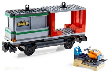 Klocki Lego City 60198 Wagon z kontenerami i skuterem 60336 60052 7939