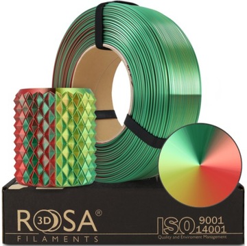 Filament ROSA3D PLA ReFill 1,75mm 1kg Magic Silk XMAS