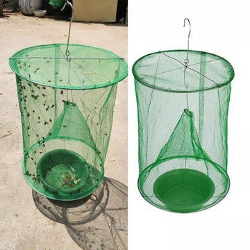 Siatka pułapka na owady muchy komary wisząca wabik