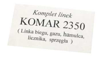 Комплект кабелей Romet Komar 2350 белый очень прочный