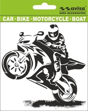 Naklejka na samochód ŚCIGACZ motor tatto