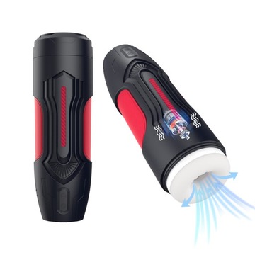 MASTURBATOR SSĄCY DO ROBIENIA LODA POCHWA CIPKA POWIETRZNY WIBRACJE USB