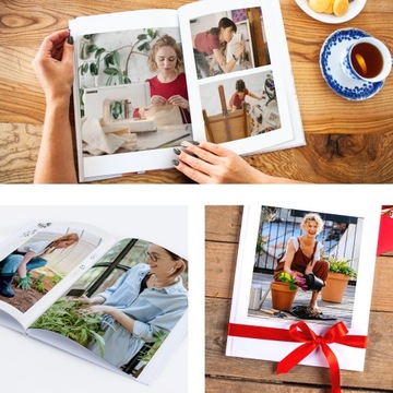 Фотокнига А4 вертикальная 72 страницы, фотоальбом