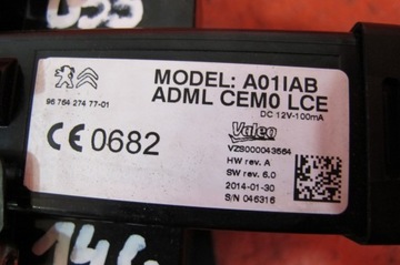 CITROEN DS5 5D 11- SPÍNACÍ SKŘÍŇKA ČTEČKA KLÍČ 9676427477