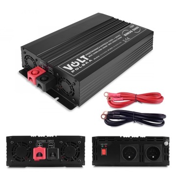PRZETWORNICA NAPIĘCIA CZYSTY SINUS 12V 230V 5000W