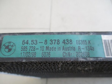 BMW E39 2.0I 2.5I 3.0I CHLADIČ KLIMATIZACE