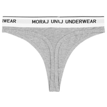 6x STRINGI MAJTKI DAMSKIE Bawełniane Kobiece Zestaw 6 Pak MORAJ r. M