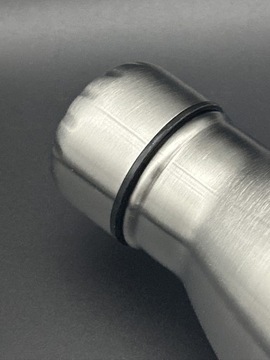 KUBEK BUTELKA SREBNA STAL TERMICZNA 1000ml KAWA WODA HERBATA