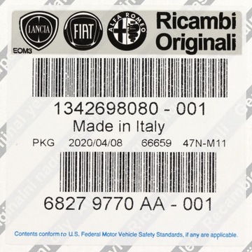 DUCATO JUMPER 94-06 ДАТЧИК КОНТАКТОР ДВЕРИ КОНТАКТ