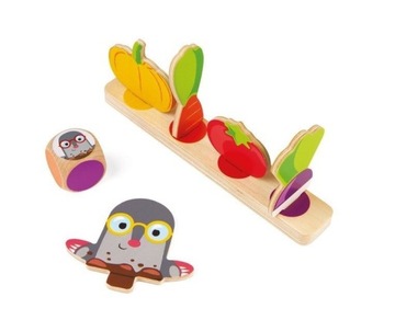 Гоночная игра Остерегайтесь крота! для 2-4 человек Янод 3+