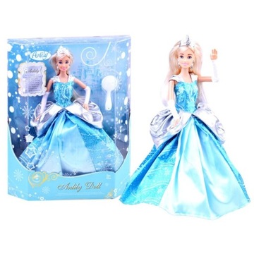 Кукла Анлили Ледяная принцесса Элза платье мяча