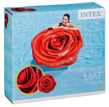 Intex 58783EU pływak basenowy i plażowy Czerwony Pływający materac Winyl