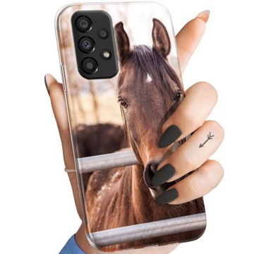 ETUI DO SAMSUNG GALAXY A33 5G WZORY KONIE KUCE PEGAZY OBUDOWA POKROWIEC