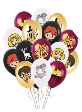 Zestaw Balonów Harry Potter Balon 9 szt Happy Birthday