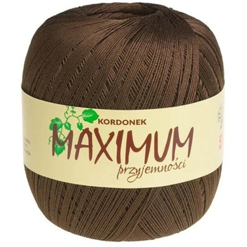 Kordonek MAXIMUM 100g kolor 1782 Brązowy