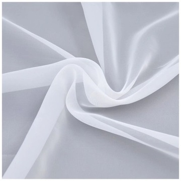 ГОТОВАЯ ШТОРА ВУАЛЬ 300х180 ШТОРА БЕЛАЯ ШТОРА