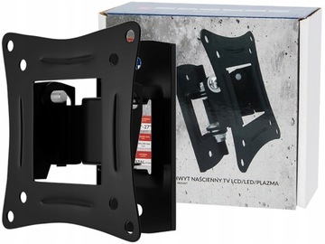 UCHWYT ŚCIENNY OBROTOWY WIESZAK MONITORA TELEWIZOR REGULACJA 10-32