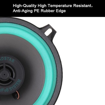 5-дюймовый 2-полосный коаксиальный Hi-Fi динамик для автомобиля. Полнодиапазонный звук автомобильной аудиосистемы