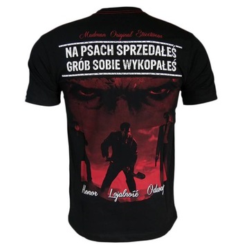 Koszulka uliczna streetwear ZMOWA MILCZENIA L