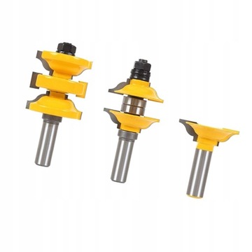 3 szt. Ogee Rail & Stile podniesione panelowe