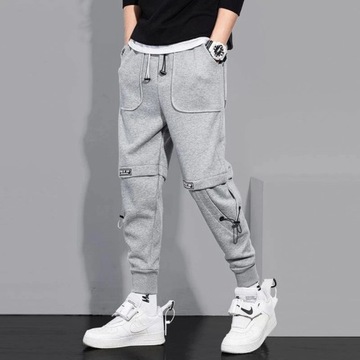 Mens Cargo Pants Harajuku Fashion Joggers Casual S