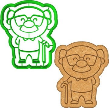 FOREMKA Wykrawacz do Pierników i Ciastek na DZIEŃ BABCI I DZIADKA DZIADEK