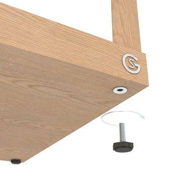 Регулятор, ножка, мебельная ножка М10 х 37,5 с втулкой