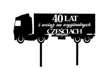 Topper ciężarówka kierowca tir dowolny napis kolor