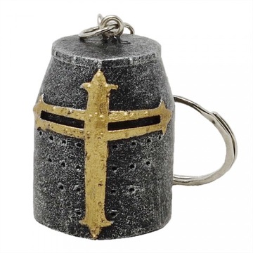 Brelok Hełm Templariusza