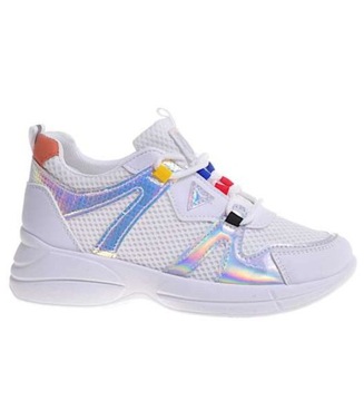 buty sportowe DAMSKIE SNEAKERSY Białe 10685 39