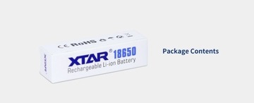 XTAR 18650 3500 мАч литий-ионный аккумулятор 3,7 В 10 А