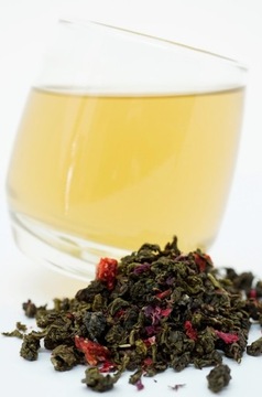OOLONG TRUSKAWKOWY 100 g herbata seledynowa
