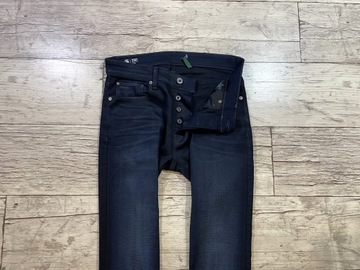 G-STAR RAW 3301 SLIM Spodnie Męskie Jeans IDEAŁ stretch W31 L36 pas 82 cm