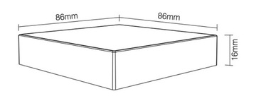 Сенсорный пульт дистанционного управления Настенная зона RGB+CCT MiLight