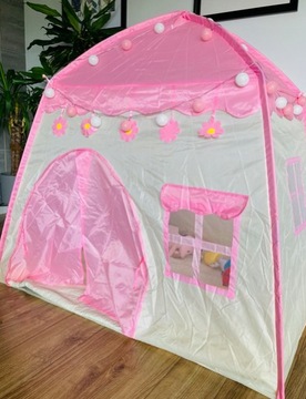 ДОМ-ПАЛАТКА-замок ДЛЯ ДЕТСКОГО ДВОРЕЦА + БЕСПЛАТНЫЕ ЛАМПЫ