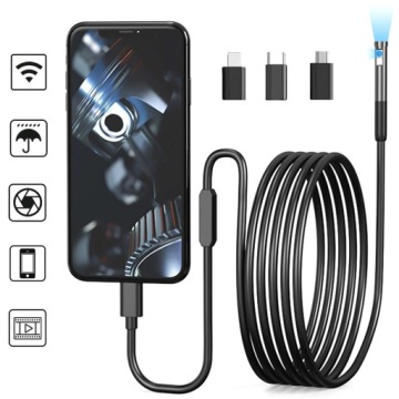 КОНТРОЛЬНАЯ КАМЕРА FHD-ЭНДОСКОП ДЛЯ IPHONE WIFI 3M
