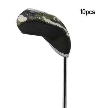 10 шт. разноцветные железные головные уборы для гольфа