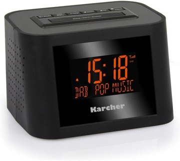 Radio Karcher DAB 2420 stereofoniczny radiobudzik DAB+, FM, RDS