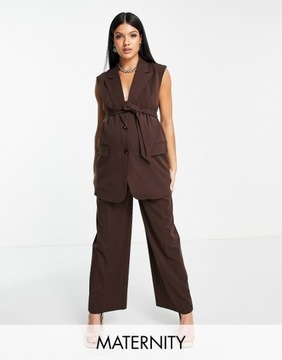 MATERNITY SPODNIE ELEGANCKIE XXL 578
