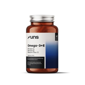 Omega-3 + E 60 kaps. UNS kwasy EPA DHA