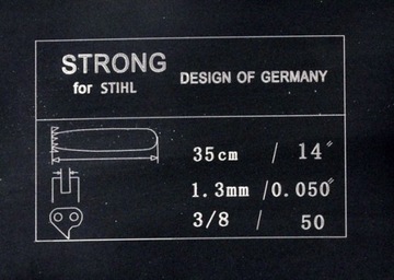 НАПРАВЛЯЮЩАЯ ДЛЯ ПИЛЫ ПИЛА STIHL 35 см + 2 ЦЕПИ