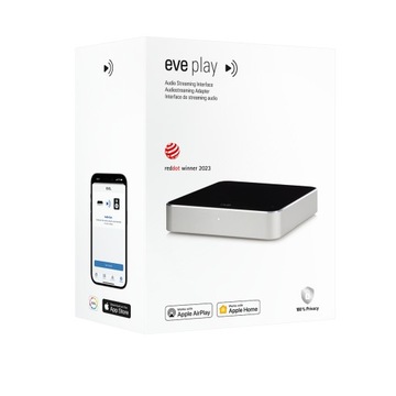 Eve Play interface wzmacniacz dźwięku Audio Sync WiFi Apple AirPlay Home